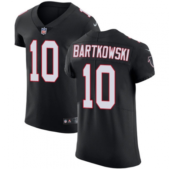 Men's Nike Atlanta Falcons #10 Steve Bartkowski Black Alternate Vapor Untouchable Elite Player NFL Jersey - Ujersey