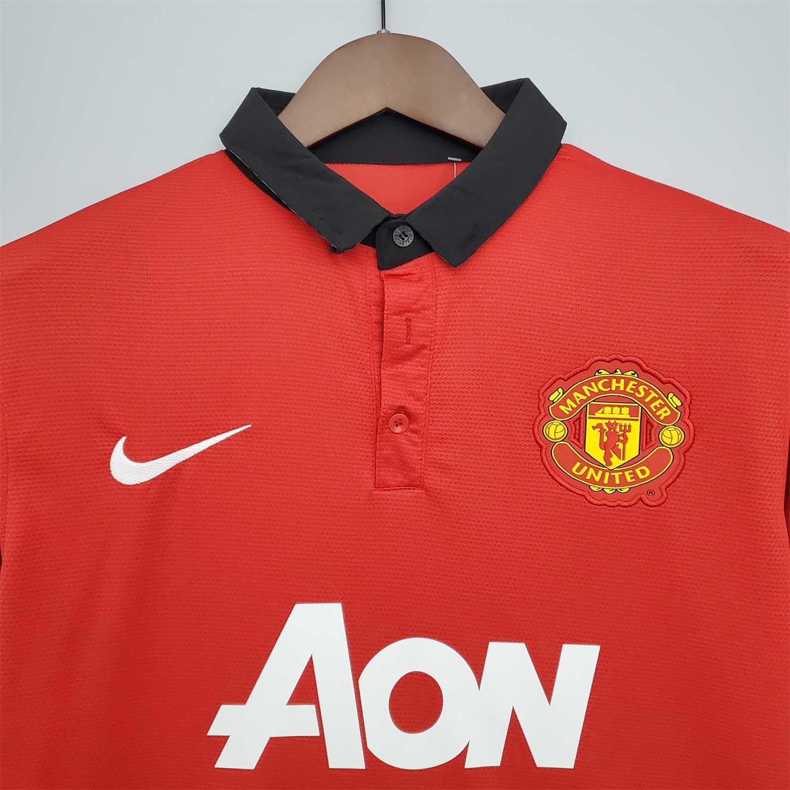 Manchester United Retro Home Football Jersey Shirt 2013/14
