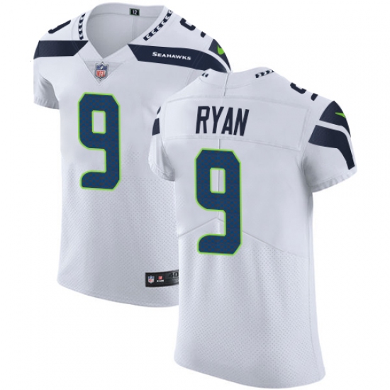 Men's Nike Seattle Seahawks #9 Jon Ryan White Vapor Untouchable Elite Player NFL Jersey - Ujersey