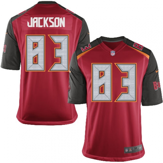 Men's Nike Tampa Bay Buccaneers #83 Vincent Jackson Game Red Team Color NFL Jersey - Ujersey