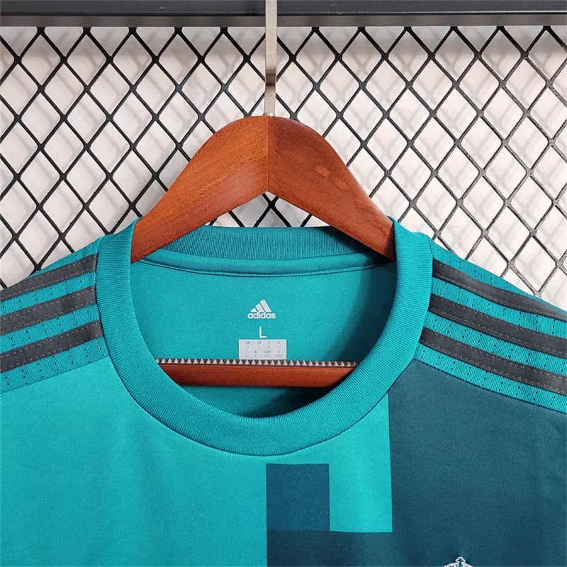 Real Madrid Retro Jersey Third Away Long Sleeve Custom Soccer Shirt 2017/18 - Ujersey