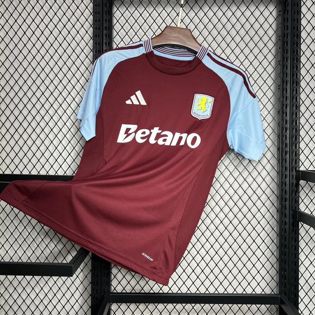 Aston Villa Football Jersey Home Custom Shirt 2024/25 - ujerseystore