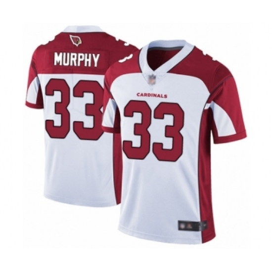 Men's Arizona Cardinals #33 Byron Murphy White Vapor Untouchable Limited Player Football Jersey - Ujersey