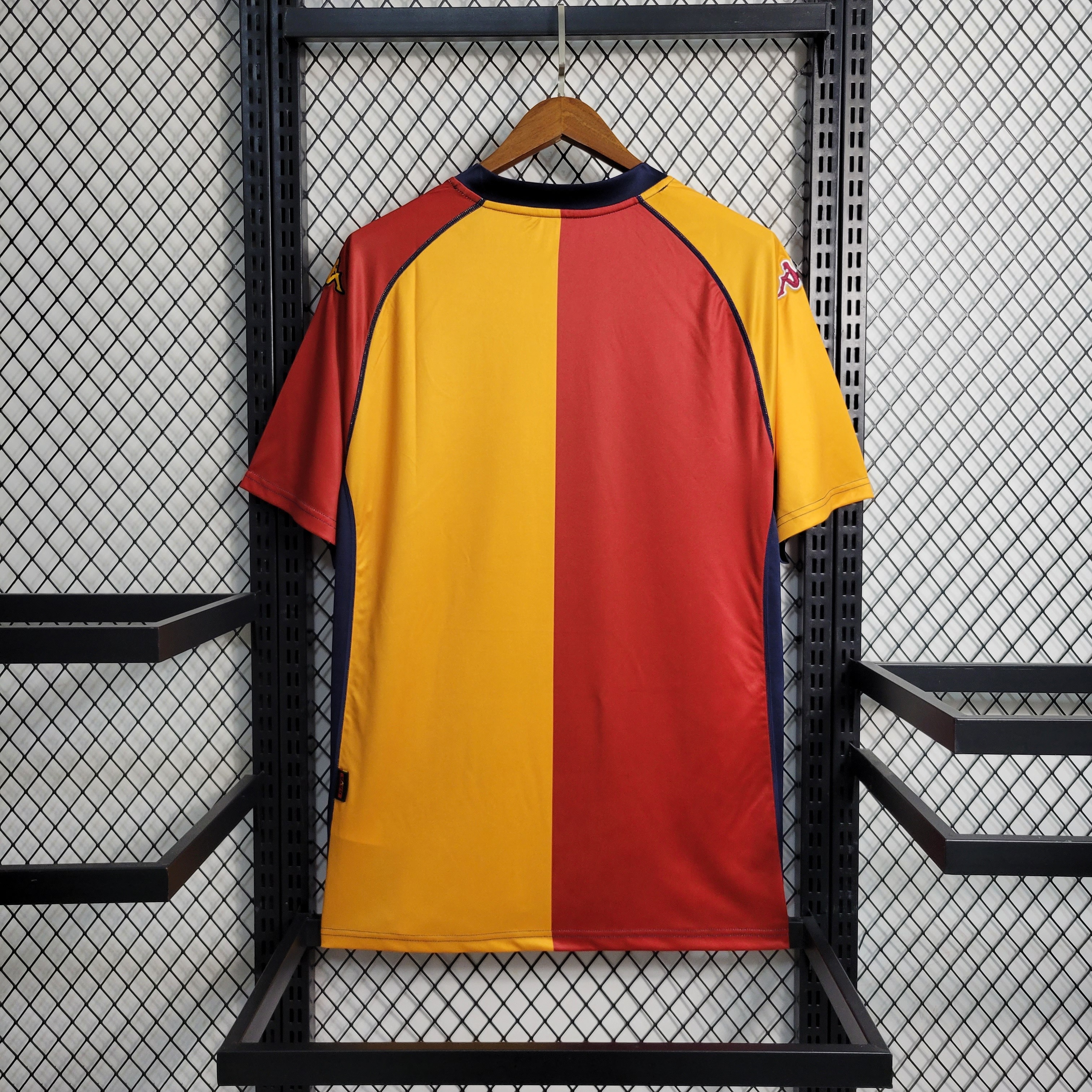 Roma Retro Soccer Jersey Home Custom Shirt 2001/02 - Ujersey Shop