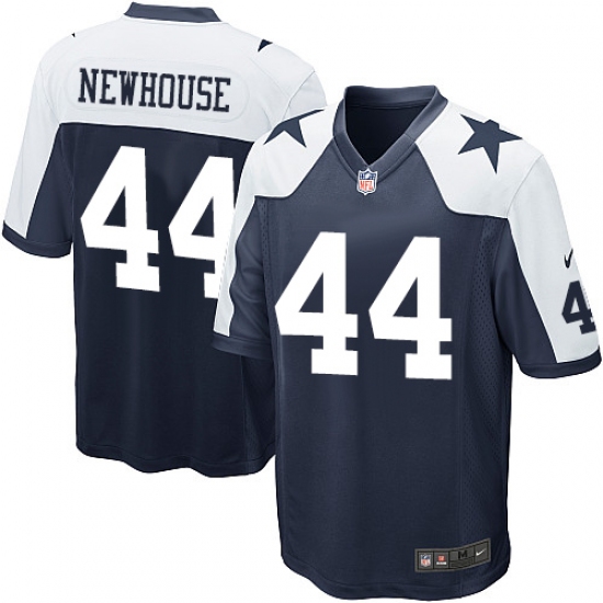 Men's Nike Dallas Cowboys #44 Robert Newhouse Game Navy Blue Throwback Alternate NFL Jersey - Ujersey