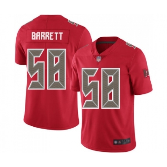 Youth Tampa Bay Buccaneers #58 Shaquil Barrett Limited Red Rush Vapor Untouchable Football Jersey - Ujersey