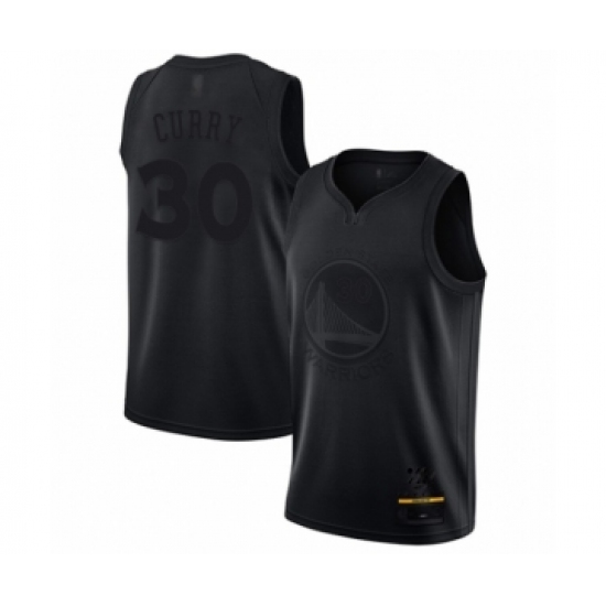 Men's Golden State Warriors #30 Stephen Curry Swingman Black MVP Basketball Jersey - Ujersey