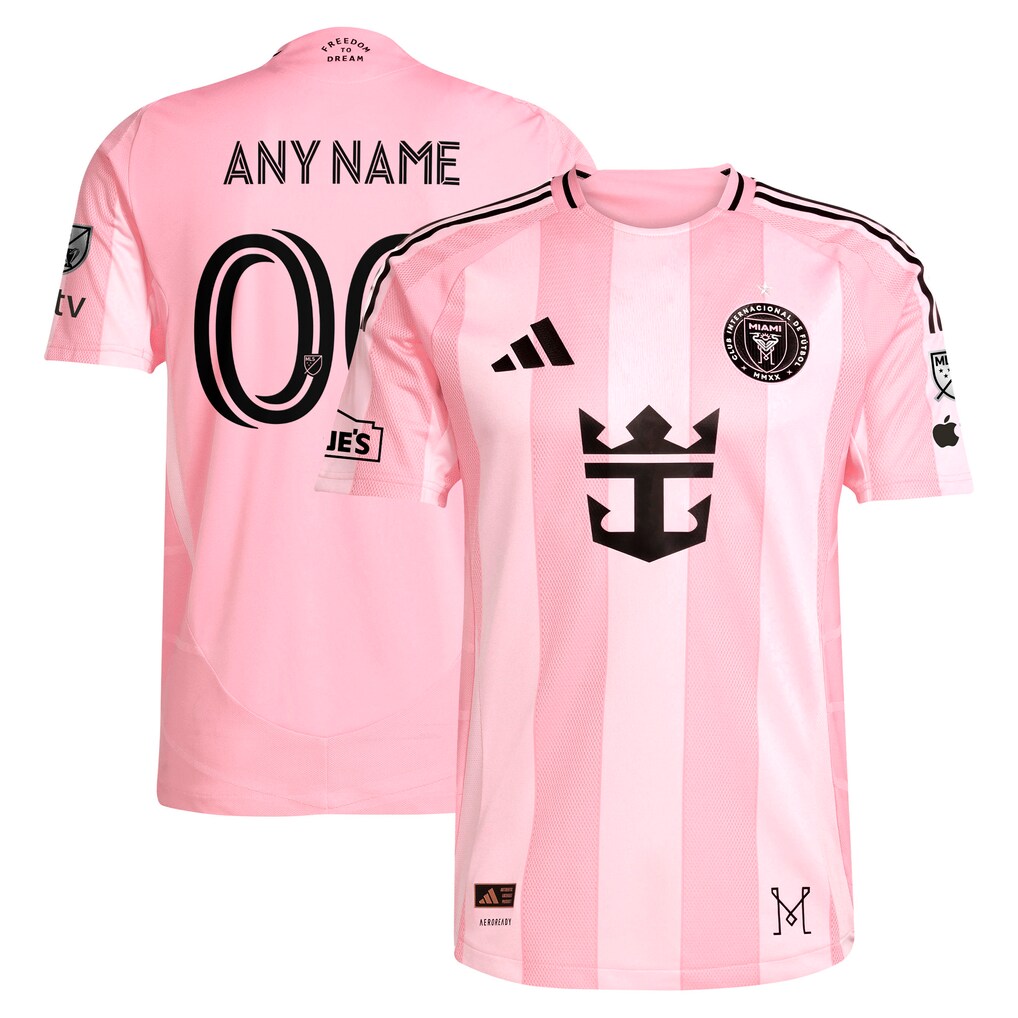 Men's Inter Miami CF adidas Pink 2025 Euforia On-Field Authentic Custom Jersey - Ujersey