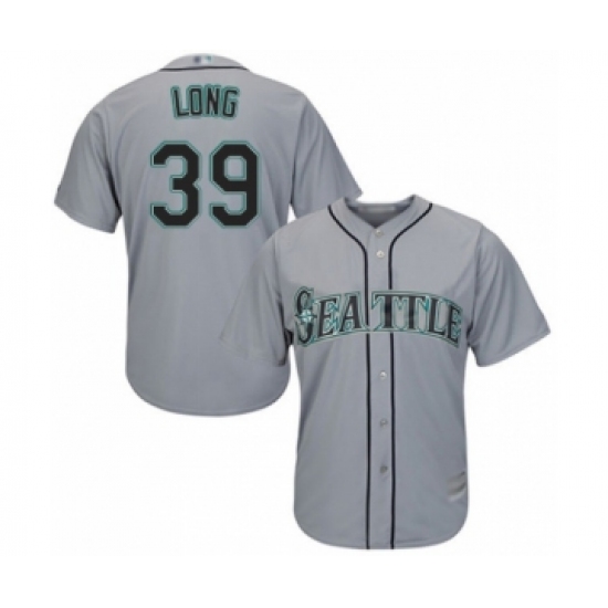 Youth Seattle Mariners #39 Shed Long Authentic Grey Road Cool Base Baseball Player Jersey - Ujersey
