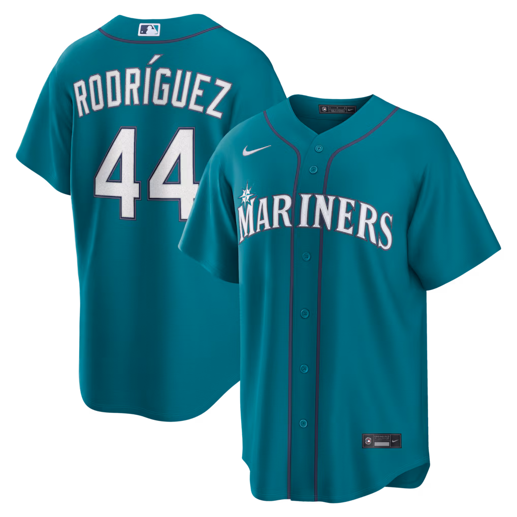 Men's Seattle Mariners Julio Rodríguez Nike Teal Alternate Replica Jersey - ujerseystore