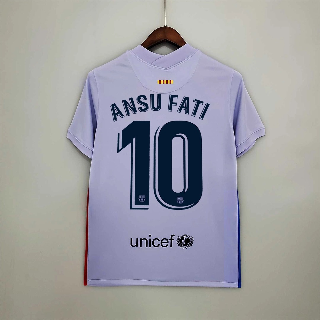 Barcelona Retro Jersey Away Soccer Shirt 2021/22