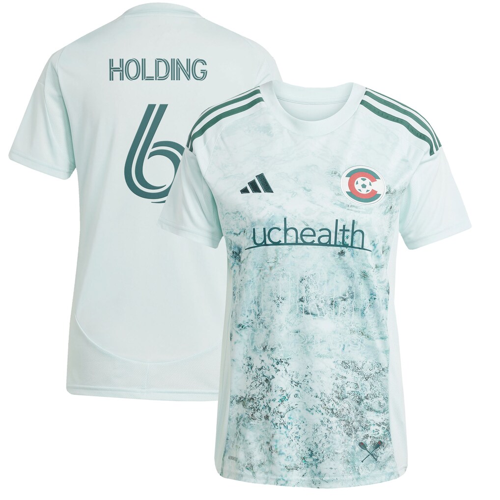 Women's Colorado Rapids Rob Holding adidas Green 2025 Headwaters Replica Jersey - Ujersey