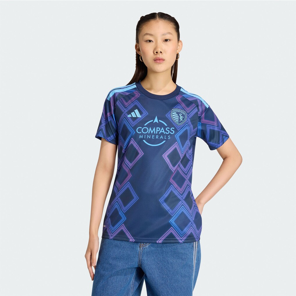 Women's Sporting Kansas City adidas Blue 2026 The 18th & Vine Kit Replica Jersey - Ujersey