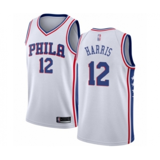 Youth Philadelphia 76ers #12 Tobias Harris Swingman White Basketball Jersey - Association Edition - Ujersey