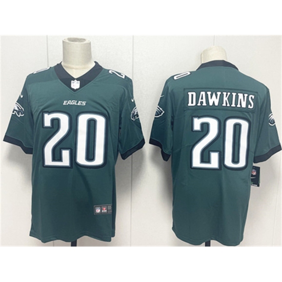 Men's Philadelphia Eagles #20 Brian Dawkins Green 2024 New Vapor Untouchable Limited Football Stitched Jersey