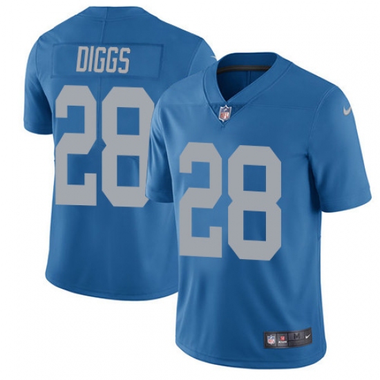 Youth Nike Detroit Lions #28 Quandre Diggs Limited Blue Alternate Vapor Untouchable NFL Jersey - Ujersey
