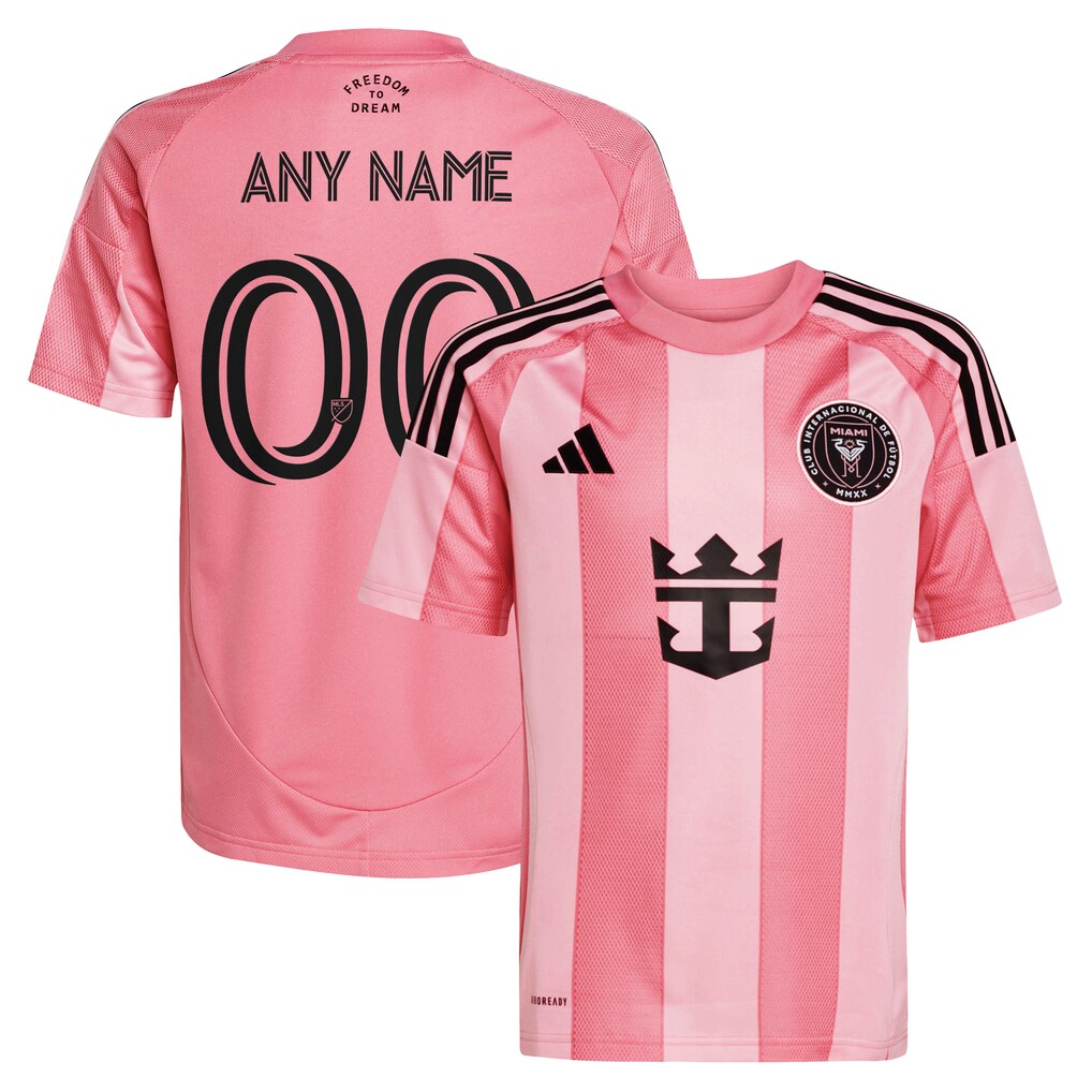 Youth Inter Miami CF adidas Light Pink 2025 Euforia Replica Custom Jersey - Ujersey