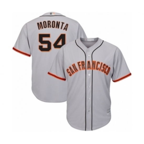 Youth San Francisco Giants #54 Reyes Moronta Authentic Grey Road Cool Base Baseball Player Jersey - Ujersey