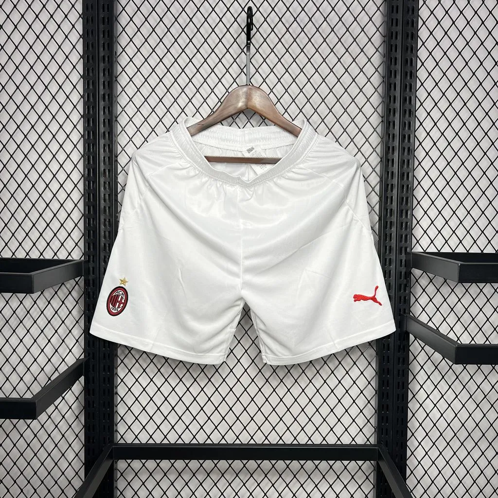 AC Milan Soccer Jersey Home Custom Shorts 2024/25 - ujerseystore