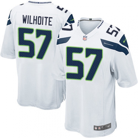 Men's Nike Seattle Seahawks #57 Michael Wilhoite Game White NFL Jersey - Ujersey