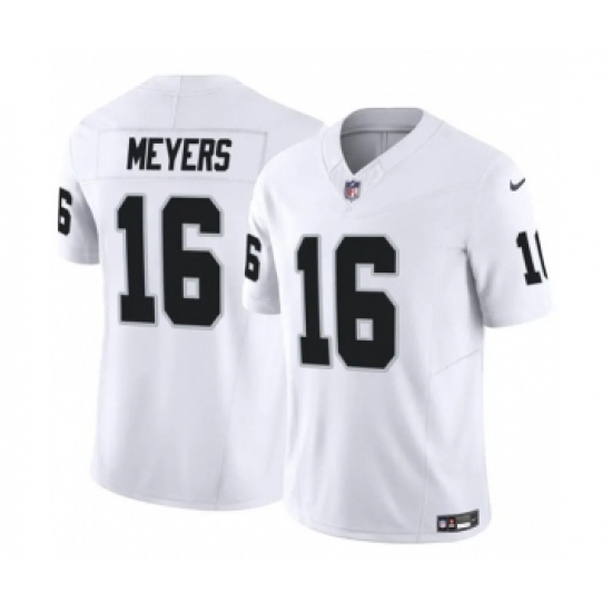 Men's Las Vegas Raiders #16 Jakobi Meyers White 2023 F.U.S.E Vapor Untouchable Football Stitched Jersey - Ujersey