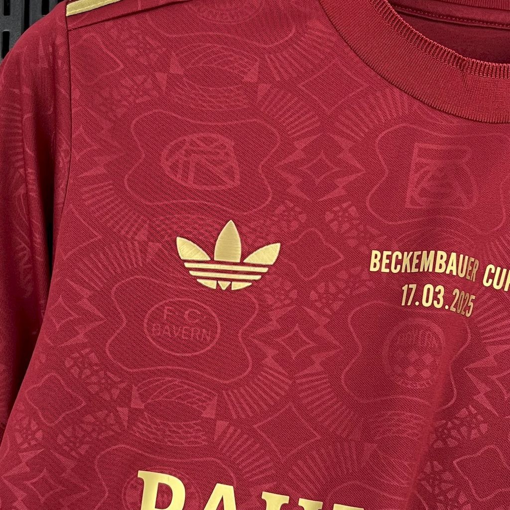 Bayern Munich Soccer Jersey 125th Anniversary Beckenbauer Cup Shirt 2025/26