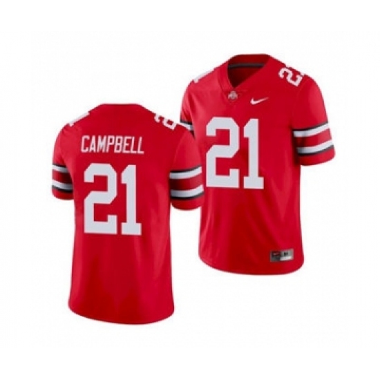 Men's Ohio State Buckeyes Parris Campbell Scarlet Football Game Jersey - Ujersey