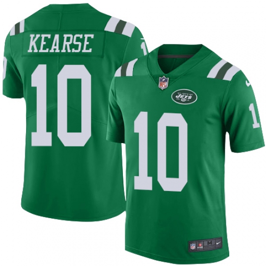 Youth Nike New York Jets #10 Jermaine Kearse Limited Green Rush Vapor Untouchable NFL Jersey - Ujersey