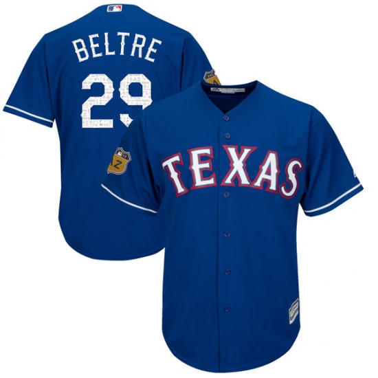 Youth Majestic Texas Rangers #29 Adrian Beltre Authentic 2017 Spring Training Cool Base MLB Jersey - Ujersey