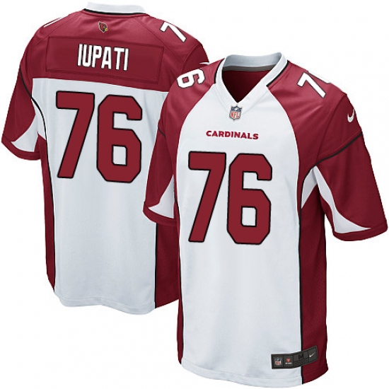 Men's Nike Arizona Cardinals #76 Mike Iupati Game White NFL Jersey