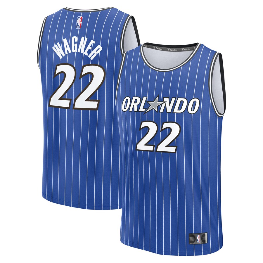 Men's Orlando Magic Franz Wagner Fanatics Blue Fast Break Replica Player Jersey - Icon Edition - Ujersey