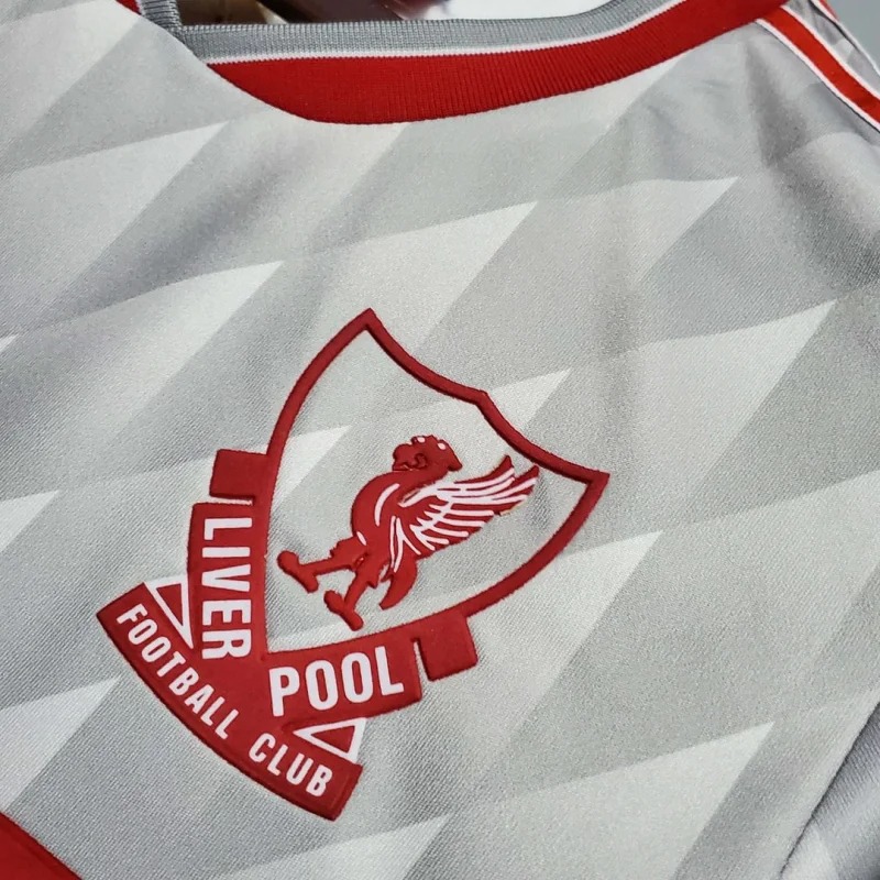 Liverpool Retro Football Jersey Away Custom Shirt 1989-91 - ujerseystore