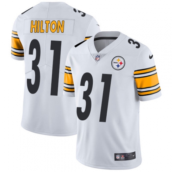 Youth Nike Pittsburgh Steelers #31 Mike Hilton White Vapor Untouchable Limited Player NFL Jersey - Ujersey