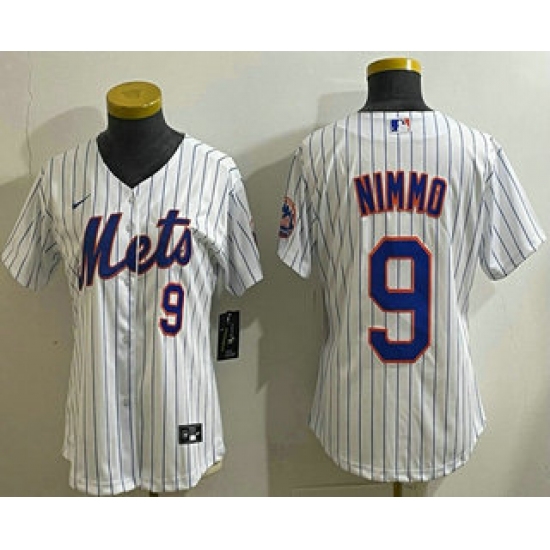 Women's Chicago Cubs #9 Miguel Amaya Number White Limited Jersey