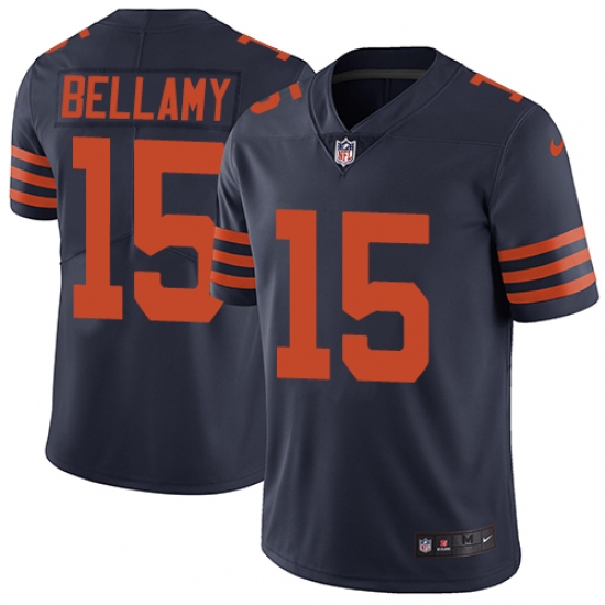 Youth Nike Chicago Bears #15 Josh Bellamy Navy Blue Alternate Vapor Untouchable Limited Player NFL Jersey - Ujersey