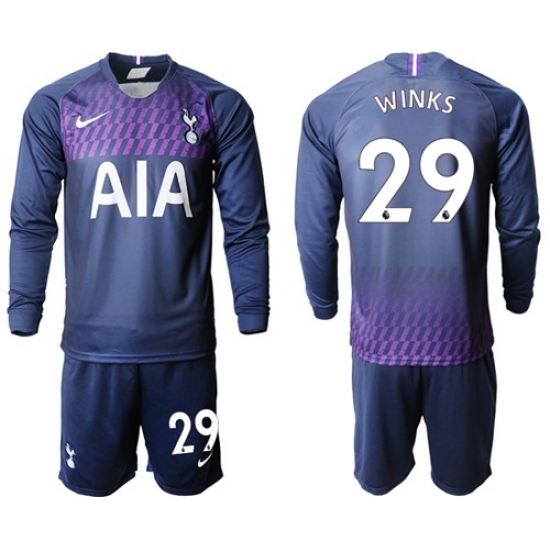 Tottenham Hotspur #29 Winks Away Long Sleeves Soccer Club Jersey