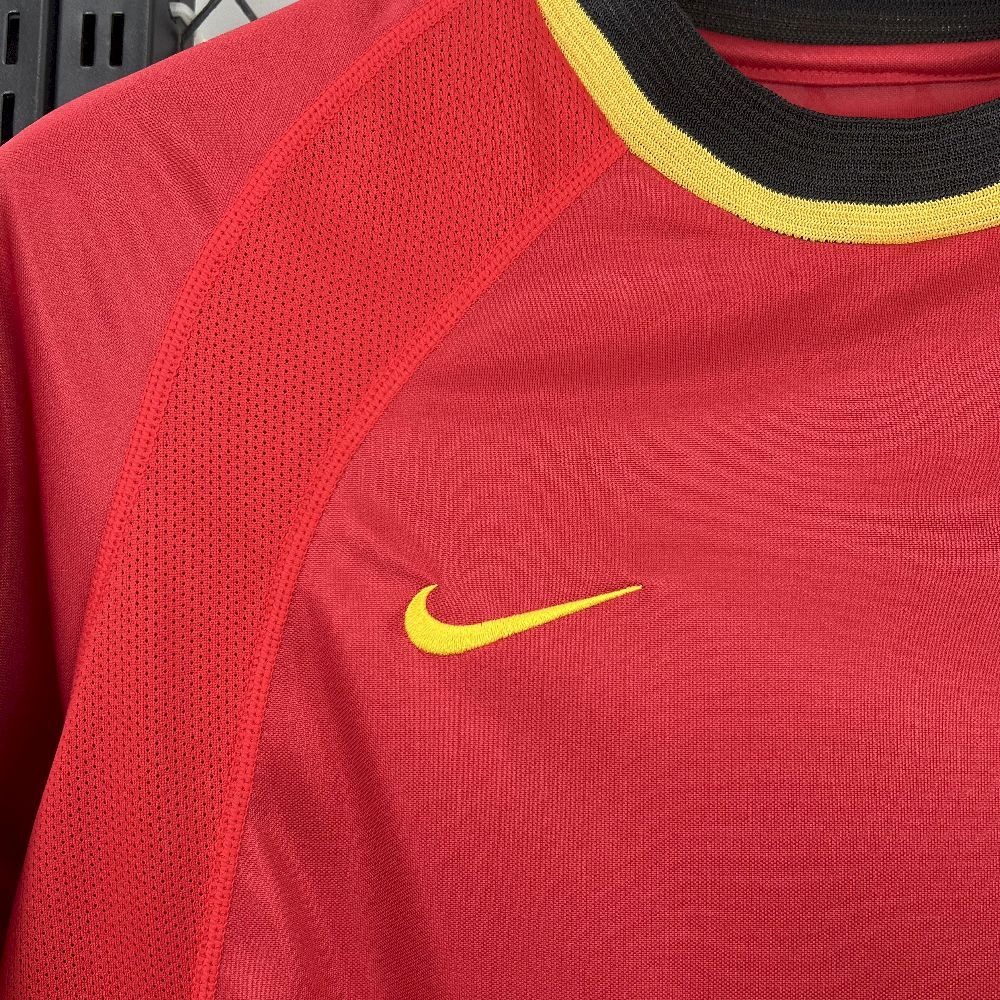 Belgium Retro Soccer Jersey Home Custom Shirt 2000 - ujerseystore