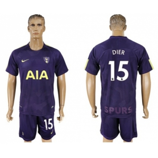 Tottenham Hotspur #15 Dier Sec Away Soccer Club Jersey