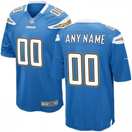Mens Los Angeles Chargers Nike Powder Blue Customized Alternate Game Jersey - Ujersey