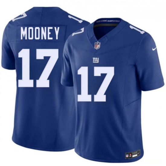 Men's New York Giants #17 Darnell Mooney Blue 2026 F.U.S.E. Vapor Untouchable Limited Football Stitched Jersey - Ujersey
