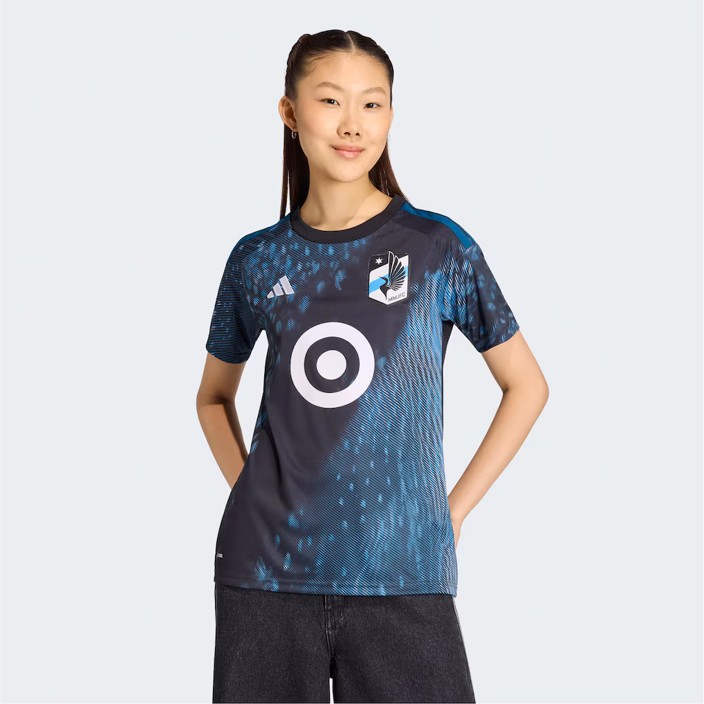 Women's Minnesota United FC adidas Black 2026 The Decade Kit Replica Jersey - Ujersey NHL