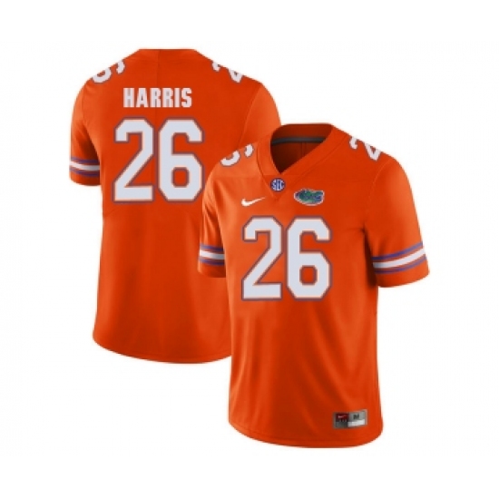 Florida Gators 26 Marcell Harris Orange College Football Jersey