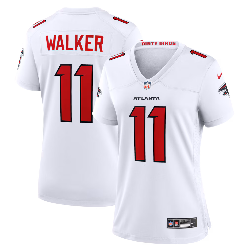 Women's Atlanta Falcons Jalon Walker Nike White Game Jersey - Vujersey Los Angeles Rams