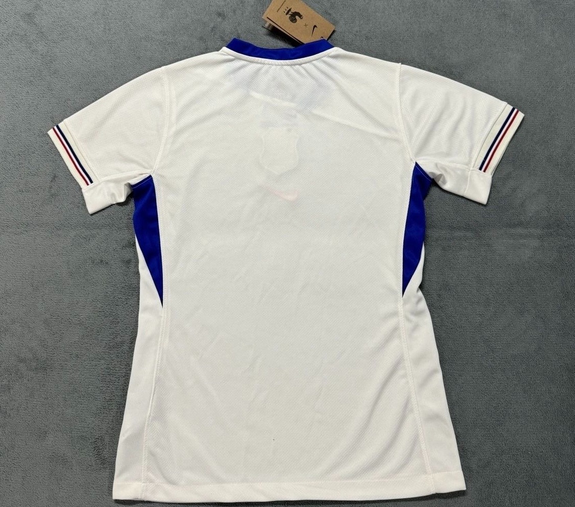 France Soccer Jersey Away Women's Custom Shirt 2025 - ujerseystore