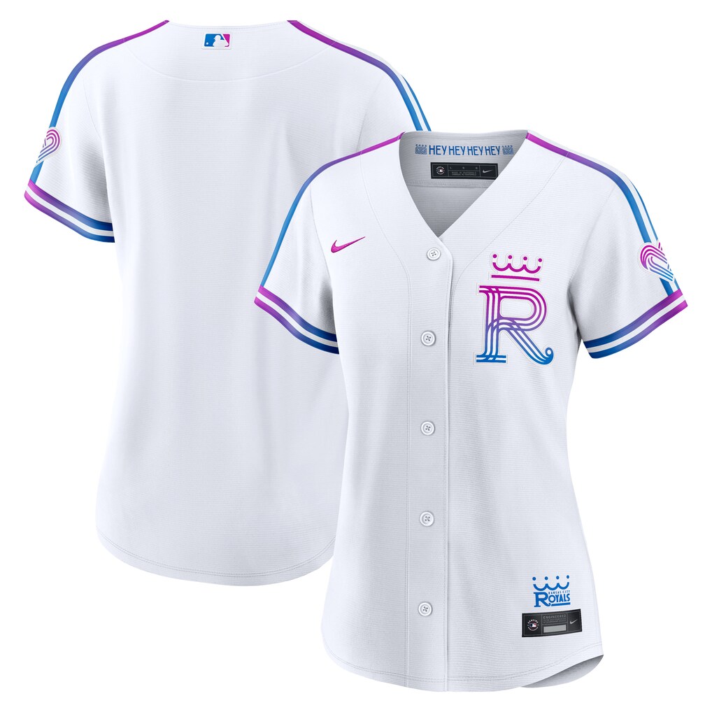 Women's Kansas City Royals Nike White 2026 City Connect Stadium Jersey - SUjersey01