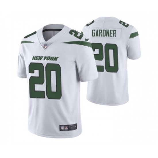 Men's New York Jets #20 Ahmad Gardner 2022 White Vapor Untouchable Limited Stitched Jersey - Ujersey