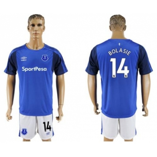 Everton #14 Bolasie Home Soccer Club Jersey