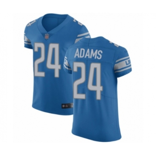 Men's Detroit Lions #24 Andrew Adams Blue Team Color Vapor Untouchable Elite Player Football Jersey - Ujersey