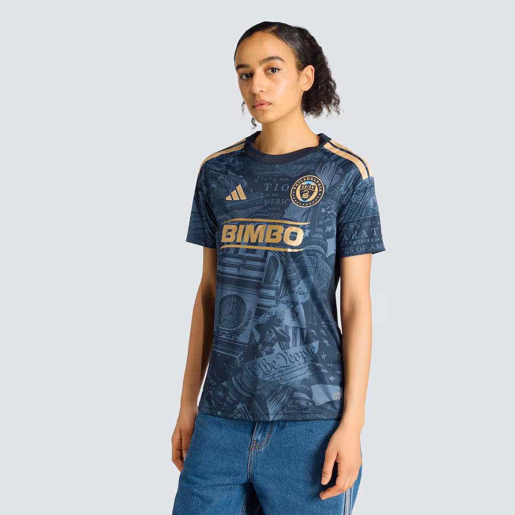 Women's Philadelphia Union adidas Navy 2026 1776 Kit Replica Jersey