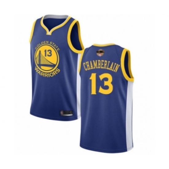 Men's Golden State Warriors #13 Wilt Chamberlain Swingman Royal Blue 2019 Basketball Finals Bound Basketball Jersey - Icon Edition - Ujersey